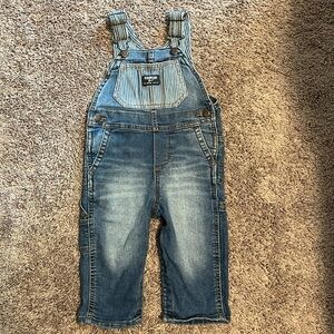 OshKosh B'gosh Blue Denim Overalls Classic Bib Style